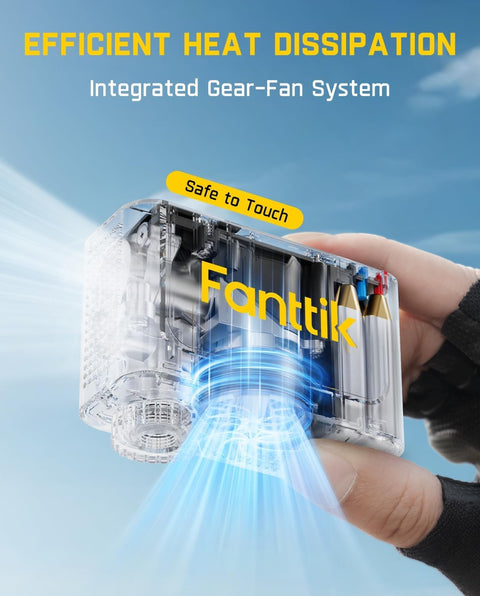 Fanttik X10 Ace Mini Bike Pump With Gauge