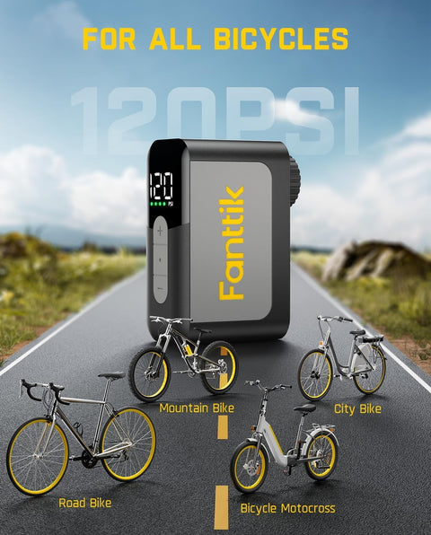 Fanttik X10 Ace Mini Bike Pump With Gauge