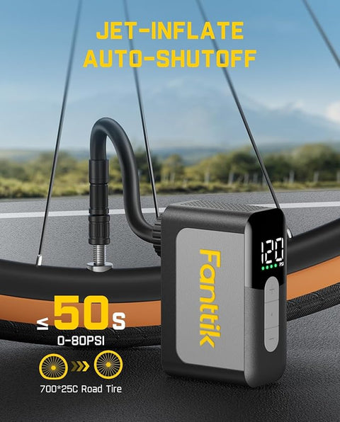 Fanttik X10 Ace Mini Bike Pump With Gauge