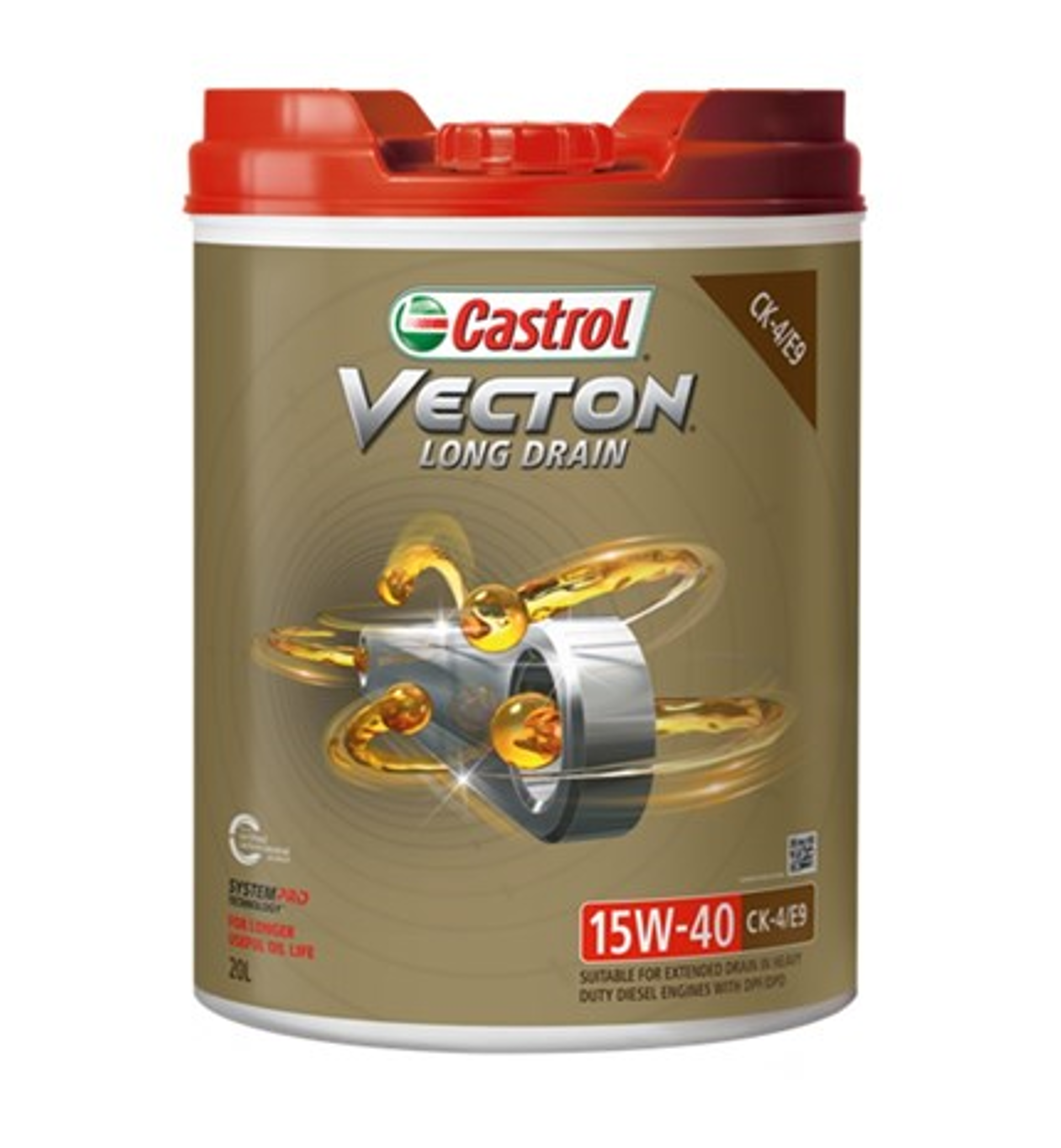 Castrol VECTON Engine Oil 15W-40 Long Drain CK-4/E9 20L – 313 Marine ...