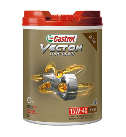 Castrol VECTON Engine Oil 15W-40 Long Drain CK-4/E9 20L